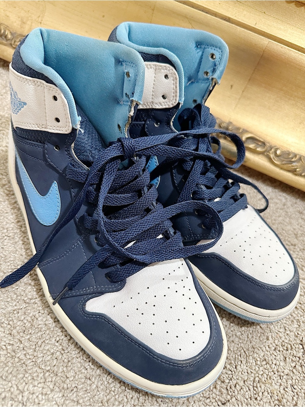 Air Jordan 1 Retro High GS Chris Paul Midnight Navy White University Blue